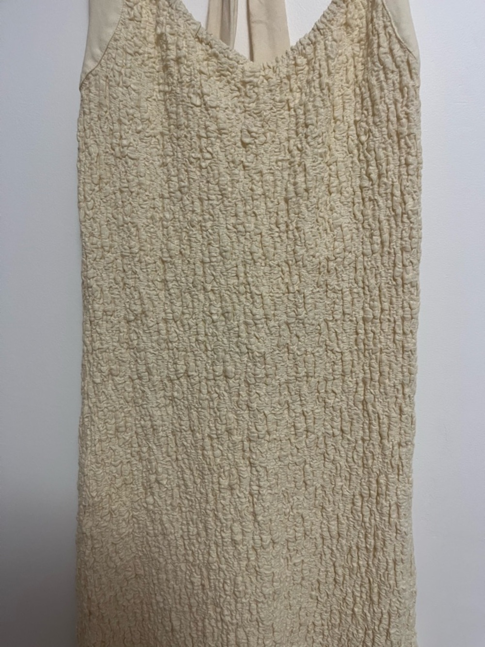 850. FREE PEOPLE Sea Foam Midi Dress in Natural NWOT - Picture 6 of 11